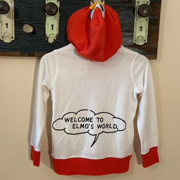 Universal Studios Japan Sesame Street Elmo Hoodie Sweater - Picture 11 of 14